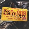 90s Vintage American License Number Plate / New Mexico ECD 908 (B623)