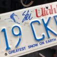 画像2: Vintage American License Number Plate / Utah 119 CKR (B609) (2)