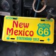 画像1: 90s Vintage American License Number Plate / New Mexico ROUTE66 (B604) (1)