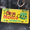 90s Vintage American License Number Plate / New Mexico ROUTE66 (B604)