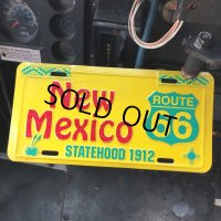 90s Vintage American License Number Plate / New Mexico ROUTE66 (B604)