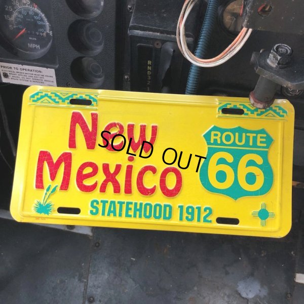 画像1: 90s Vintage American License Number Plate / New Mexico ROUTE66 (B604)