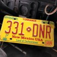 画像1: 90s Vintage American License Number Plate / New Mexico USA 311 DNR (B605) (1)