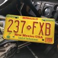 画像1: 90s Vintage American License Number Plate / New Mexico USA 237 FXB (B624) (1)