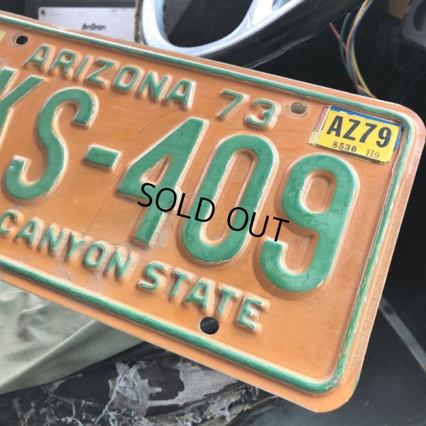 画像3: 70s Vintage American License Number Plate / ARIZONA PKS 409 (B617)