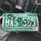 90s Vintage American License Number Plate / Vermont BXS 565 (B601)