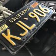 画像4: 60s Vintage American License Number Plate / CALIFORNIA KJL 906 (B621) (4)