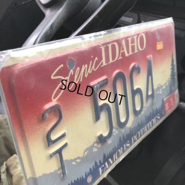 画像3: 90s Vintage American License Number Plate / IDAHO 2T 5064 (B613)