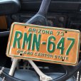 画像1: 70s Vintage American License Number Plate / ARIZONA RMN 647 (B606) (1)