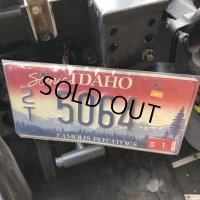 90s Vintage American License Number Plate / IDAHO 2T 5064 (B613)