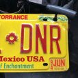 画像2: 90s Vintage American License Number Plate / New Mexico USA 311 DNR (B605) (2)