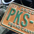 画像2: 70s Vintage American License Number Plate / ARIZONA PKS 409 (B617) (2)