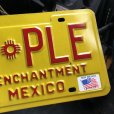 画像2: Vintage American License Number Plate / New Mexico SAM PLE (B619) (2)