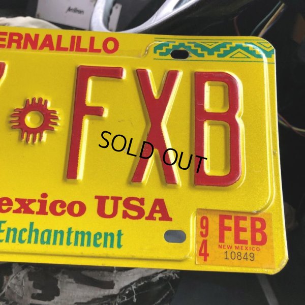 画像3: 90s Vintage American License Number Plate / New Mexico USA 237 FXB (B624)