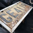 画像3: 60s Vintage American License Number Plate / ILLINOIS GE 4119 (B602) (3)