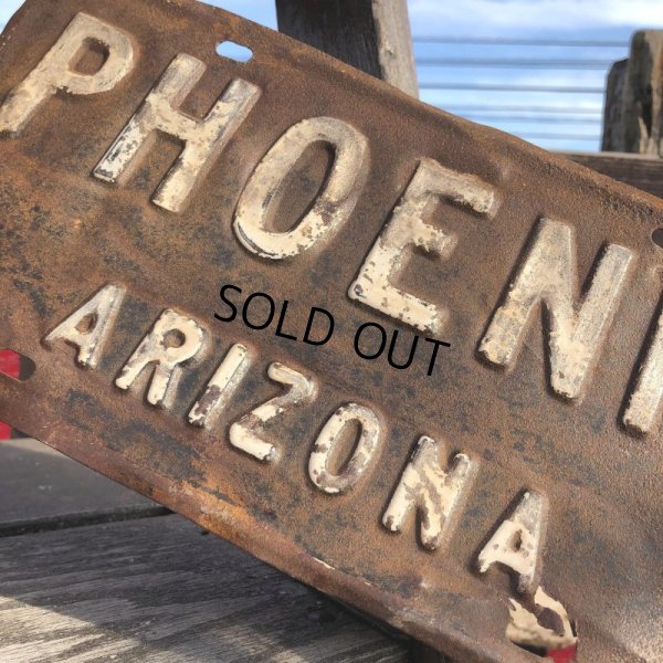 画像2: ※Vintage American License Number Plate / PHOENIX ARIZONA (B633)