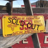 40s Vintage American License Number Plate / NEW MEXICO 359 (B628)