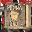 画像3: 10s Vintage American License Number Plate / PENNA 1917 185419 (B642) (3)
