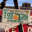 画像1: Vintage American License Number Plate / FLORIDA T98 GRH (B625) (1)