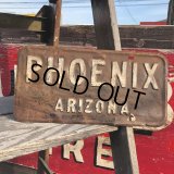 ※Vintage American License Number Plate / PHOENIX ARIZONA (B633)