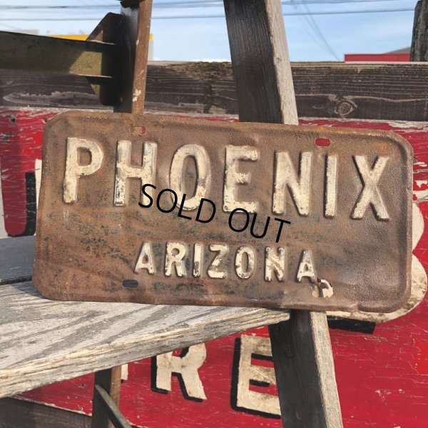 画像1: ※Vintage American License Number Plate / PHOENIX ARIZONA (B633)