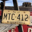 画像1: Vintage American License Number Plate / N.J MTC 412 (B636) (1)