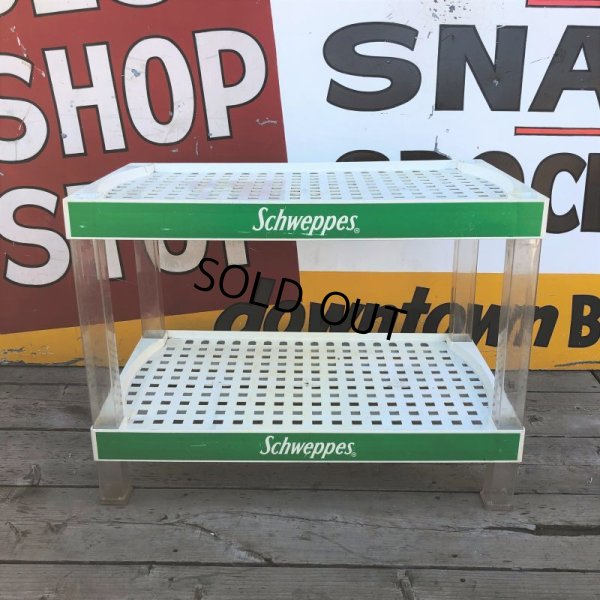 画像1: Schweppes Soda Advertising Store Display Shelf Shelving Unit Rack (B644)