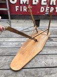 画像10: Vintage Wooden Ironing Board Table (B646)