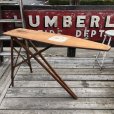 画像1: Vintage The  J. R. Clark Co Wooden Ironing Board Table (B647) (1)