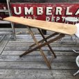 画像6: Vintage ARWOO Wooden Ironing Board Table (B648)