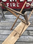 画像15: Vintage ARWOO Wooden Ironing Board Table (B648)
