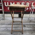 画像4: Vintage ARWOO Wooden Ironing Board Table (B648)