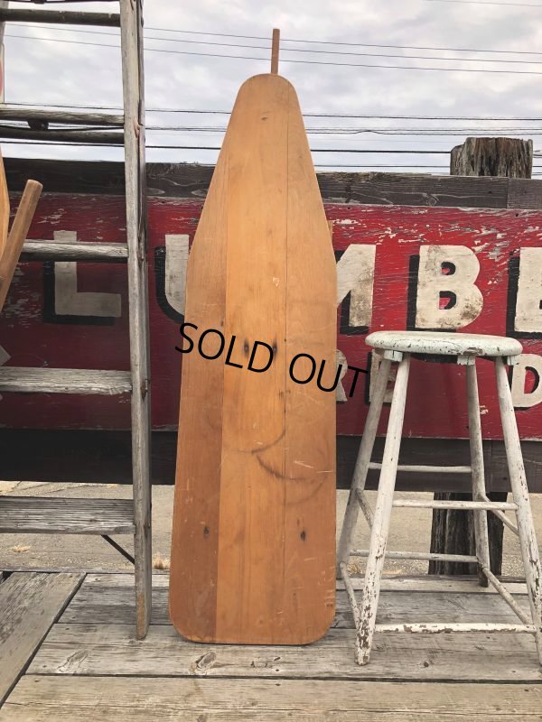 画像12: Vintage Wooden Ironing Board Table (B646)