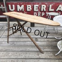Vintage Stur-Dee Wooden Ironing Board Table (B649)
