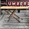 画像3: Vintage ARWOO Wooden Ironing Board Table (B648)