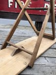 画像14: Vintage ARWOO Wooden Ironing Board Table (B648)