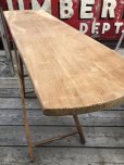 画像9: Vintage ARWOO Wooden Ironing Board Table (B648)