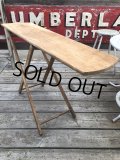 Vintage ARWOO Wooden Ironing Board Table (B648)