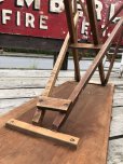 画像10: Vintage The  J. R. Clark Co Wooden Ironing Board Table (B647)