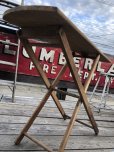 画像12: Vintage ARWOO Wooden Ironing Board Table (B648)