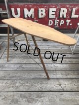 Vintage Wooden Ironing Board Table (B646)