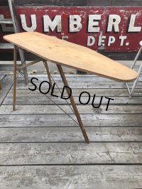 Vintage Wooden Ironing Board Table (B646)