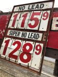 画像4: 【店舗引き取り限定】 Vintage Large Gas Station Metal Gas Prices Sign (B650)