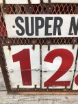 画像17: 【店舗引き取り限定】 Vintage Large Gas Station Metal Gas Prices Sign (B650)