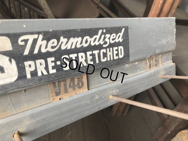 画像10: Vintage Advertising Thermoid Fan Belt Wooden Store Display Rack (B651)