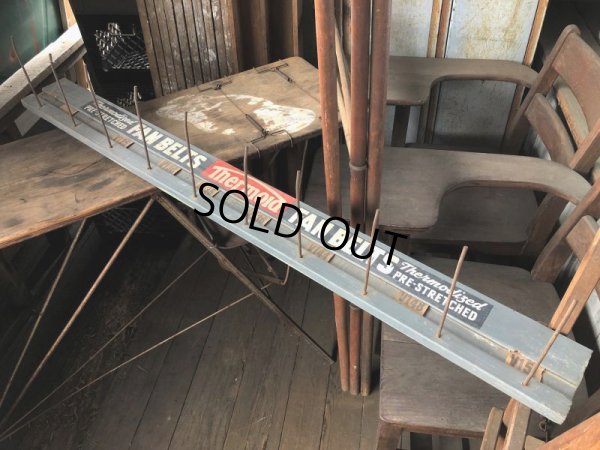 画像15: Vintage Advertising Thermoid Fan Belt Wooden Store Display Rack (B651)