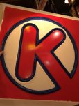 画像9: Vintage U.S.A Circle K Convenience Store & Gas Station Sign 84x85cm (B661)