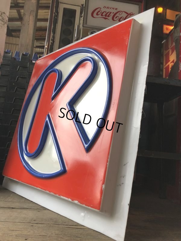 画像3: Vintage U.S.A Circle K Convenience Store & Gas Station Sign 84x85cm (B661)