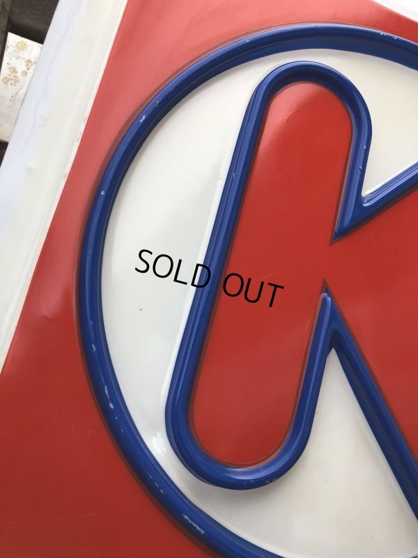 画像12: Vintage U.S.A Circle K Convenience Store & Gas Station Sign 84x85cm (B661)