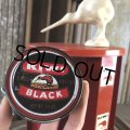 Vintage KIWI Shoe Polish Tin Can BLACK (B664)
